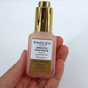 Findley Smooth Radiance Eye Serum Peptides & Vitamin C Brightening 1oz 30ml New